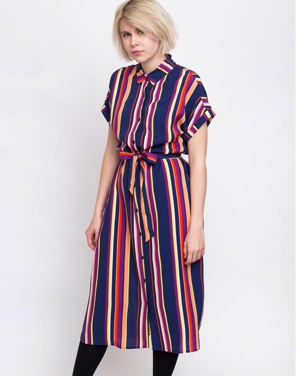 Armedangels Marjaa Multicolor Stripes Dark Navy/Carrot L