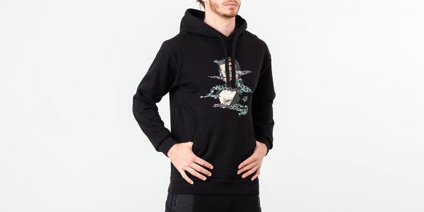 maharishi Blake Tigardstripe Portrait Hoodie Black