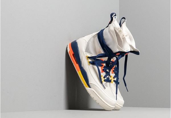 Air Jordan W 3 Retro Exp Lite Xx Sail/ Blue Void-Turf Orange-Bright Citron