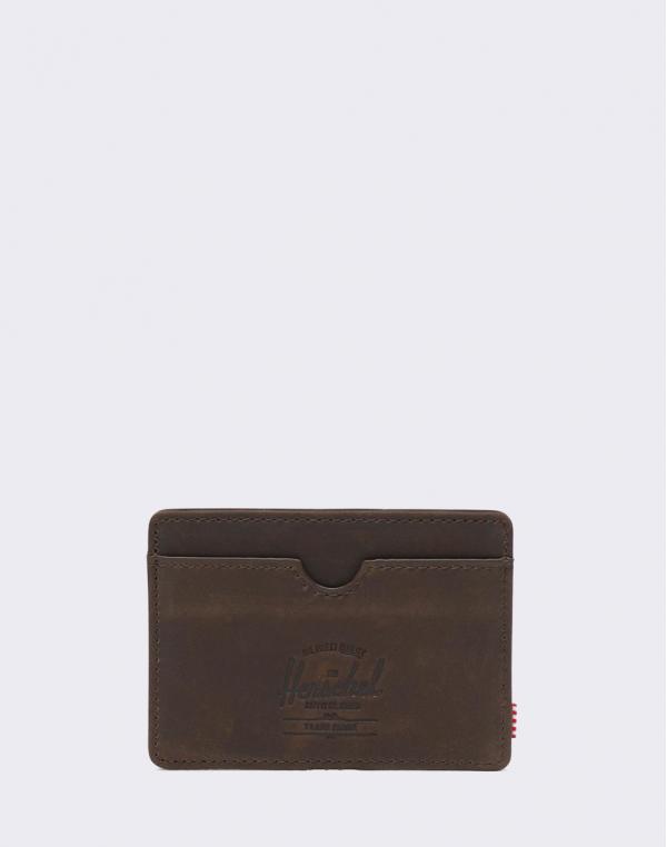 Herschel Supply Charlie Leather RFID Nubuck Brown