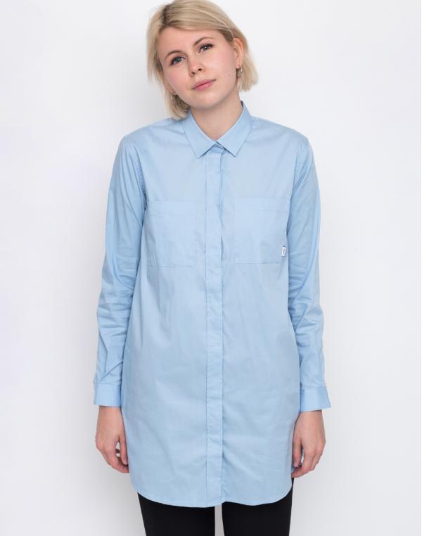Makia Office Shirt Light Blue M