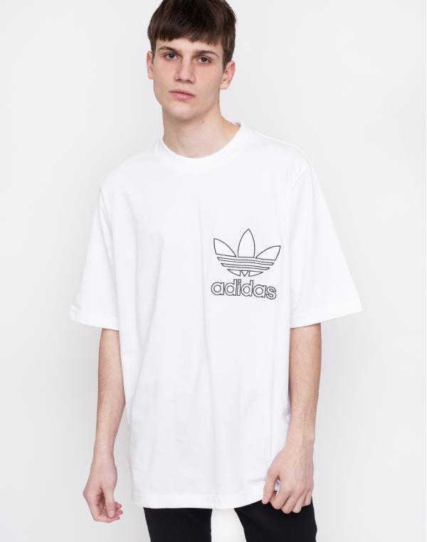 adidas Originals Outline Tee White L