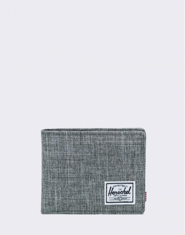 Herschel Supply Roy + Coin RFID Raven Crosshatch