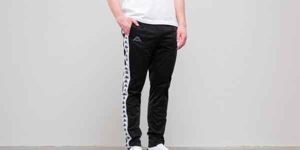 Kappa Sport Trousers Black-White