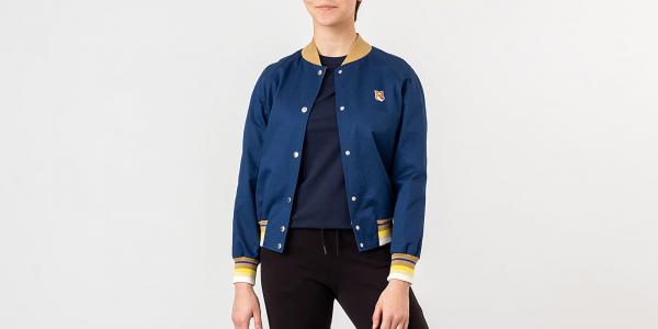 MAISON KITSUNÉ Plain Teddy Jacket Blue