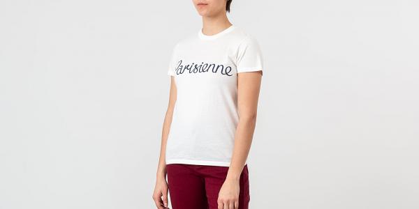 MAISON KITSUNÉ Parisienne Tee Latte