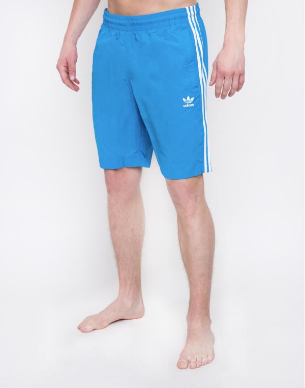 adidas Originals 3-Stripes Swim Shock Cyan S