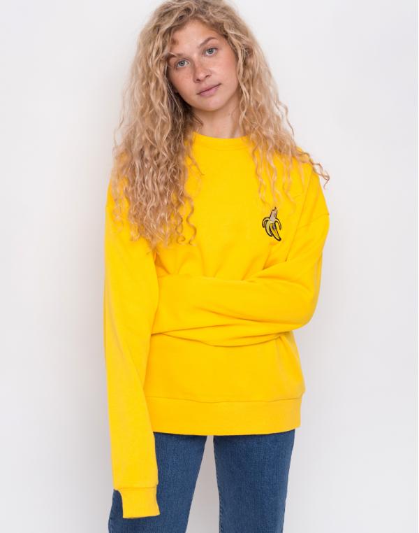Lazy Oaf Banana Sweatshirt Yellow L
