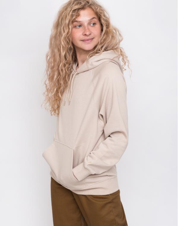 Carhartt WIP Hooded Chase Sweat Boulder/Gold L
