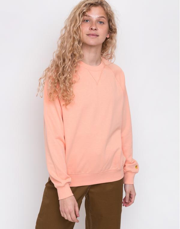 Carhartt WIP Chase Sweat Peach/Gold L