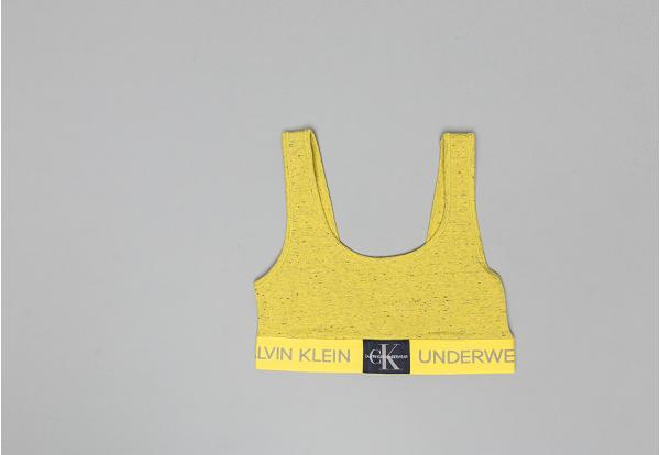 Calvin Klein Women's Unlined Bralette Lime Green