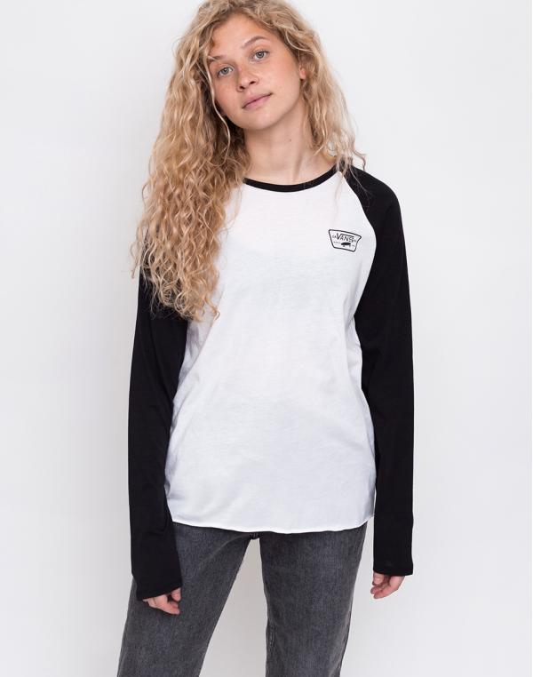 Vans Full Patch LS Raglan White/Black M