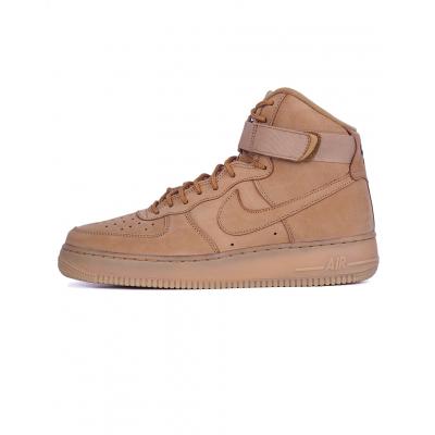 Sneakers - tenisky Nike AIR FORCE 1 HIGH '07 LV8 FLAX/FLAX-OUTDOOR GREEN