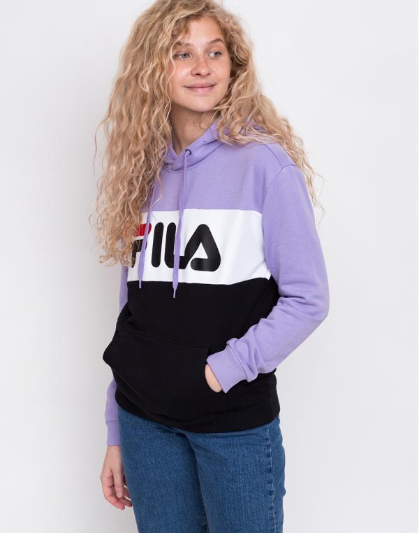 Fila Lori Hoodie Sweat Violet Tulip/Black/Bright White L
