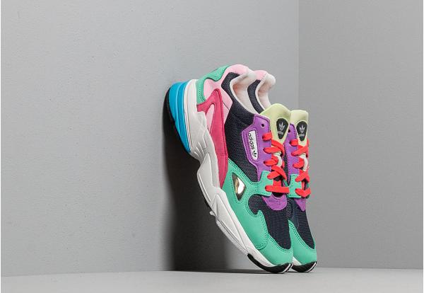 adidas Falcon W Collegiate Navy/ Collegiate Navy/ Hi-Res Green