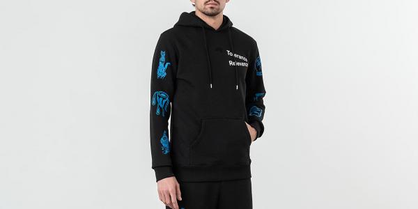 Soulland Meets Footshop King Hoodie Black