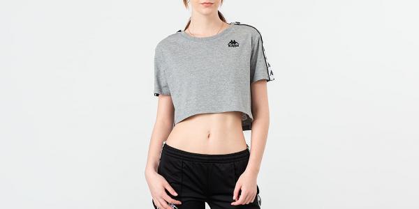 Kappa Banda Apua Tee Grey/ Black/ White