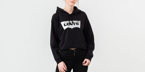 Levi's ® Graphic Raw Cut Hoodie Black