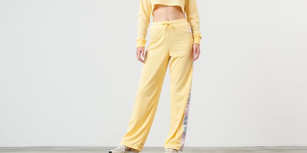 FILA Adora Mesh Pants Pale Banana