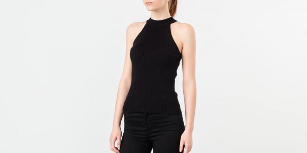 SELECTED Solita Knitted Top Black