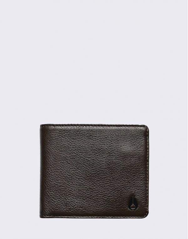 Nixon Cape Leather Coin Brown