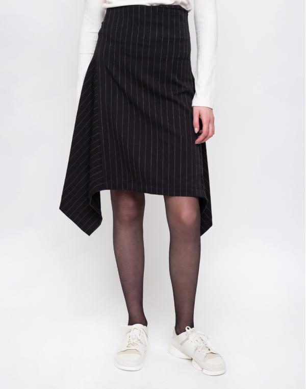 Odivi Dream Stripe Skirt Black With Stripe M