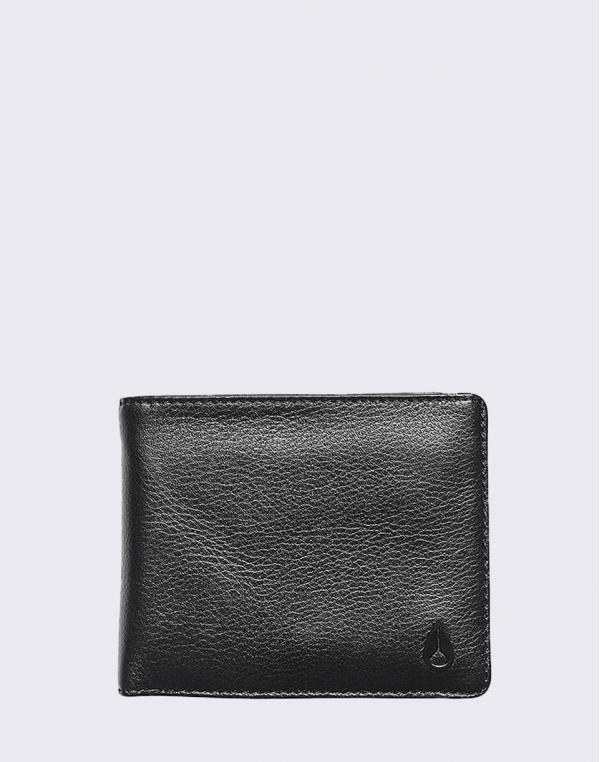 Nixon Pass Leather Coin Black