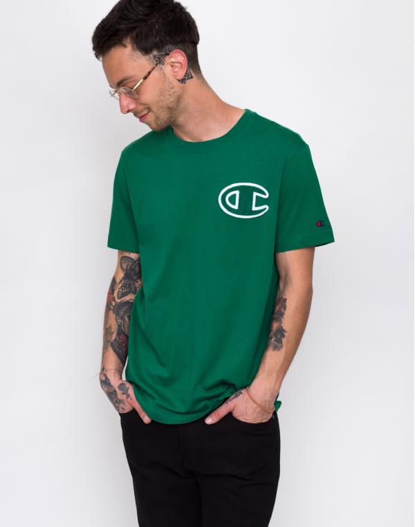Champion Crewneck T-Shirt Green XXL