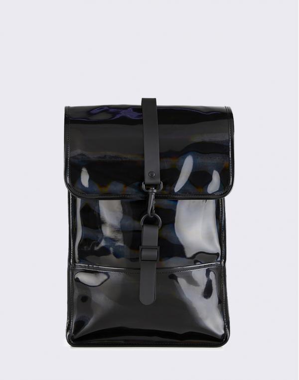 Rains Holographic Backpack Mini 25 Holographic Black