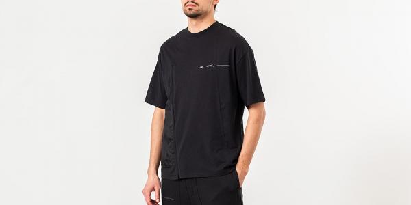 Oakley by Samuel Ross Zip Paneled Shortsleeve Tee Charcoal
