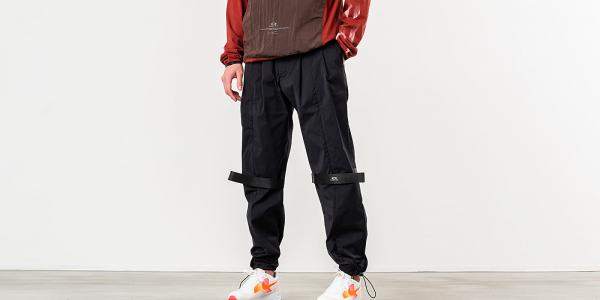 OAKLEY BY SAMUEL ROSS Black Tapes Trackpants Navy