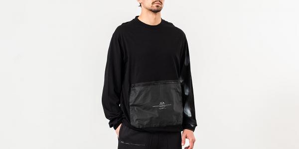 Oakley by Samuel Ross Rock Print Over Tee Blackout