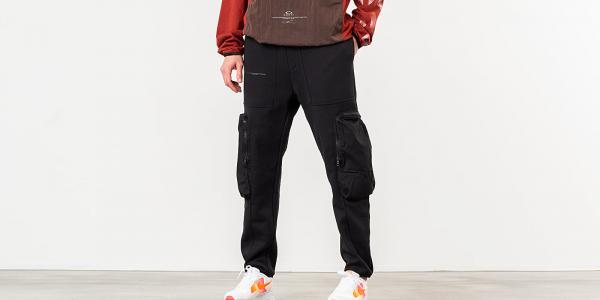 Oakley by Samuel Ross Fleece Cargo Pants Charcoal