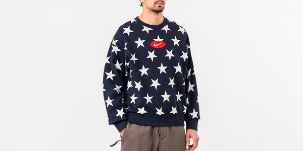 Nike NRG Fleece Star Crewneck Navy
