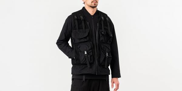 White Mountaineering Military Blouson Jacket Black