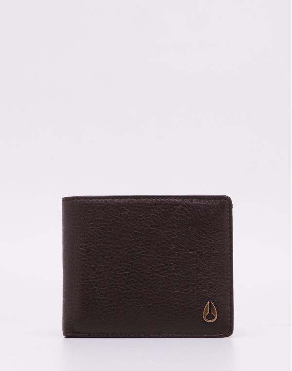 Nixon Pass Leather Coin Brown