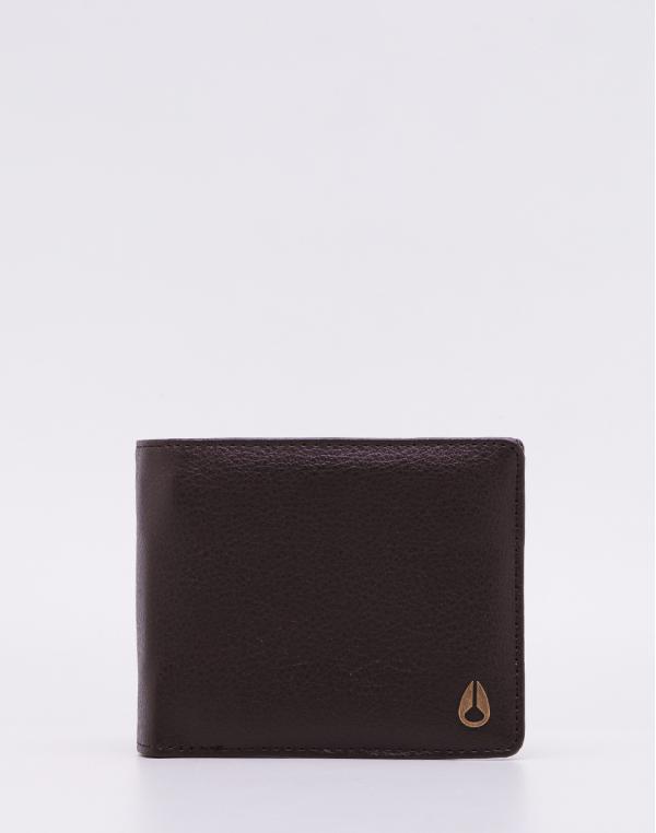 Nixon Pass Vegan Leather Coin Brown