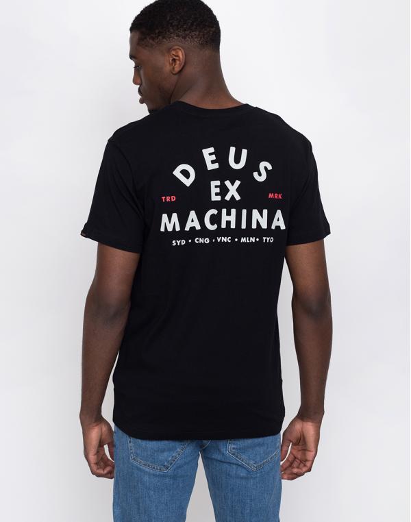 Deus Ex Machina Whirled Tee Black S