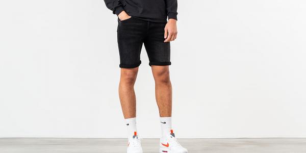 SELECTED Alex Denim Shorts Black