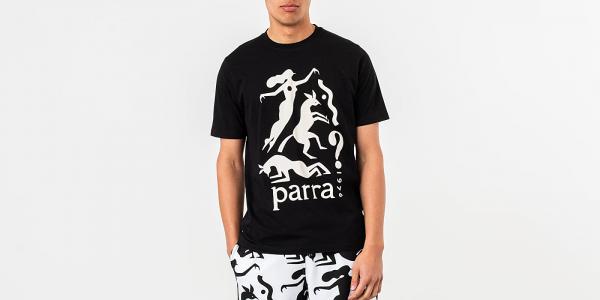 by Parra Workout Woman Horse Tee Black