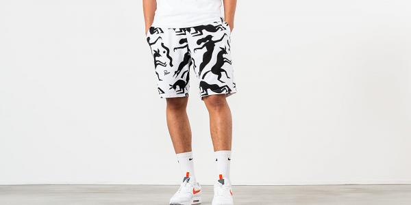 by Parra Workout Woman Horse Shorts White