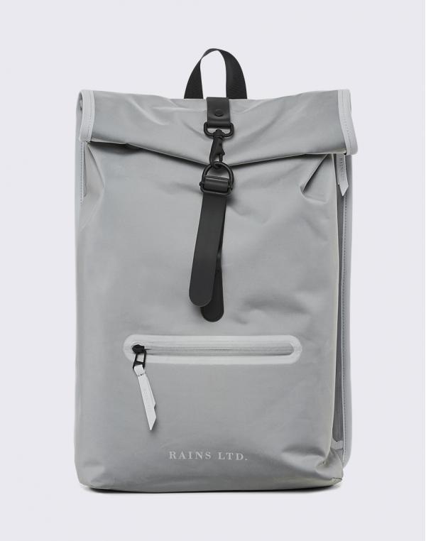 Rains LTD Roll Top Rucksack 36 Reflective Grey