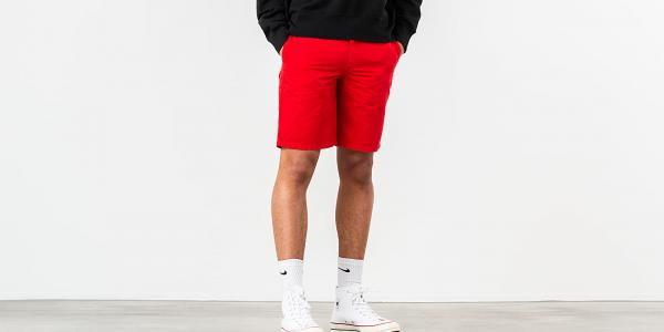 Norse Projects Aros Light Twill Short Askja Red