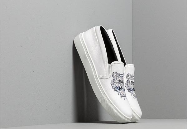 KENZO K-Skate Sneakers Tiger White