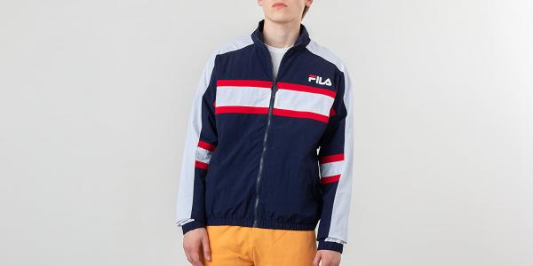 FILA Carter Colour Block Track Jacket Peacoat