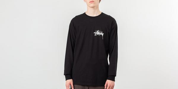 Stüssy Stock Longsleeve Tee Black