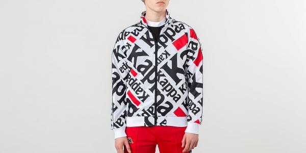 Kappa Banda Arlac Crewneck White/ Black Graphic