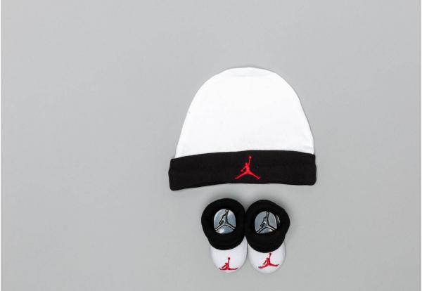 Jordan Infant Baby Set White/ Black