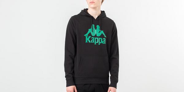 Kappa Authentic Zimim Hoodie Black/ Green