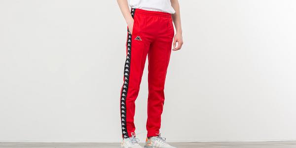 Kappa Banda Astoria Pants Red/ Black/ White